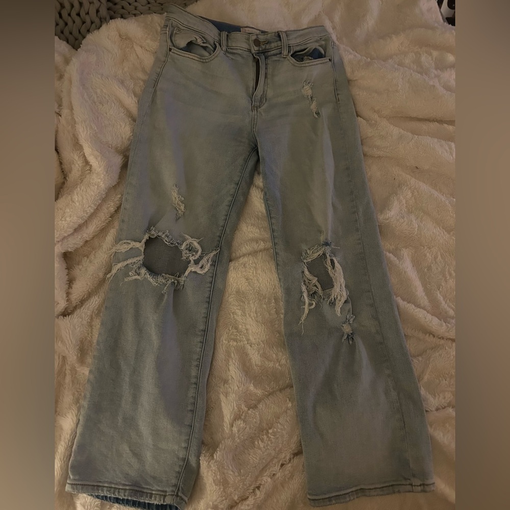 altard state light wash ripped jeans